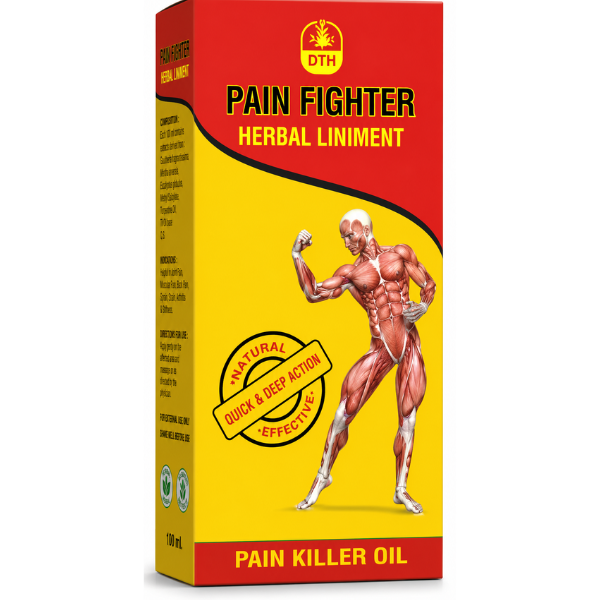 Pain Fighter Herbal Liniment – Pain Killer Oil
