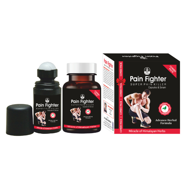 Pain Fighter SUPER PAIN KILLER Capsules & Serum